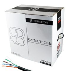Dripstone 600017 1000-Feet Cat5e 24AWG Outdoor Direct Burial Solid Cable