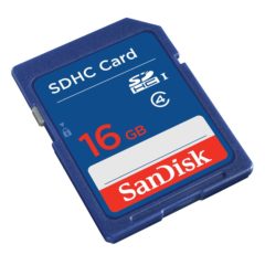 SanDisk 16GB Class 4 SDHC Memory Card, Frustration-Free Packaging (SDSDB-016G-AFFP)