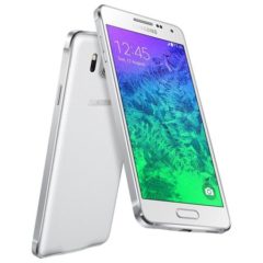 Samsung Galaxy Alpha 32GB AT&T Unlocked GSM Phone – White + OtterBox Symmetry Case – Black