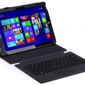 MoKo Microsoft Surface Pro 3 Case – Slim Folding Cover Case for Microsoft Surface Pro 3 12 Inch Tablet, BLACK & RED