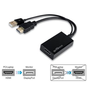 gofanco HDMI to DisplayPort 4K x 2K Converter with USB Power