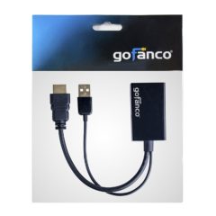 gofanco HDMI to DisplayPort 4K x 2K Converter with USB Power – for HDMI-equipped systems to connect to DisplayPort monitors/displays
