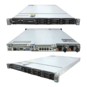 High-End Virtualization 1u Server 12-Core 96GB RAM 1.8TB SSD RAID Dell R610 Rails (Certified Refurbished)